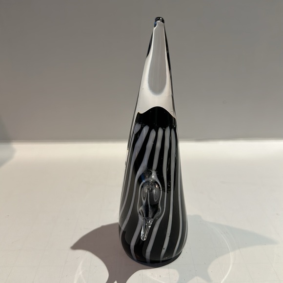 Hand Blown Glass Art Fish Sculpture - Picture 4 of 7